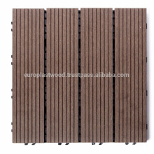 Waterproof outdoor WPC decking tile